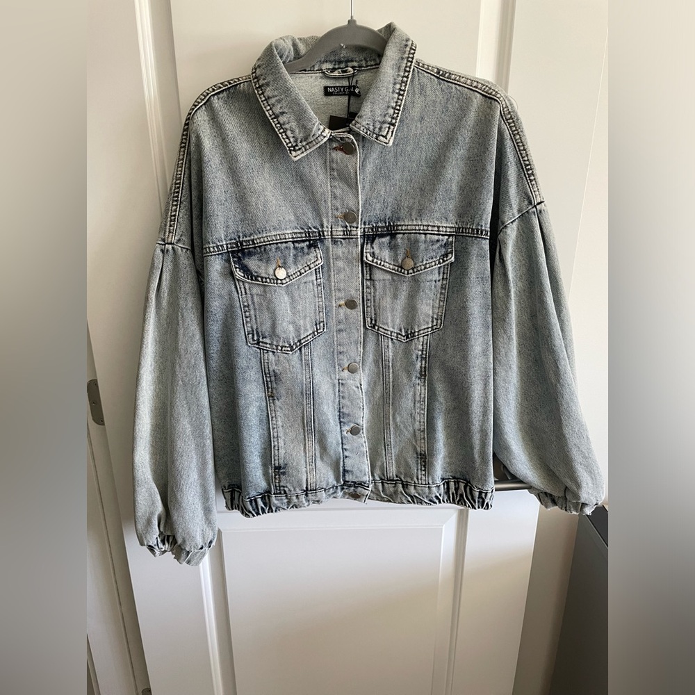 NWT Nasty Gal denim jacket